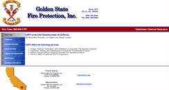 Desktop Screenshot of goldenstate-fire.com