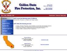Tablet Screenshot of goldenstate-fire.com